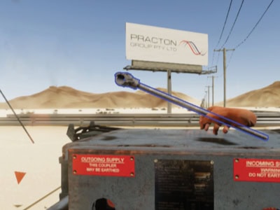 Practon Group Virtual Reality Electrician Training - Safe operation high voltage switchgear